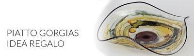 Plato de cristal de Murano «Gorgias»