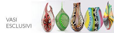vasos soplados exclusivos de Murano