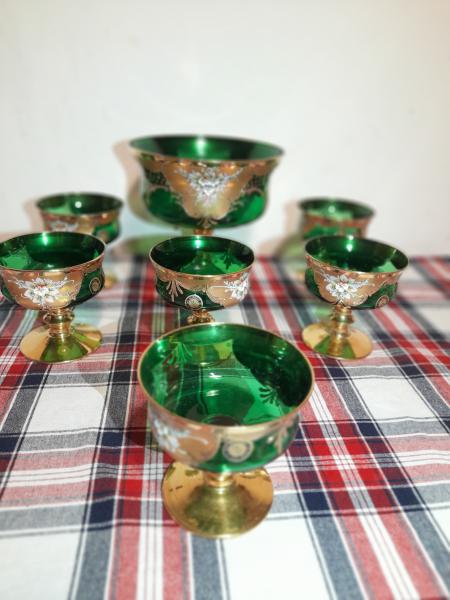 Set coppe e zuppiera Murano