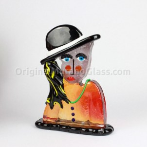 Testa di Donna con cappello Magritte