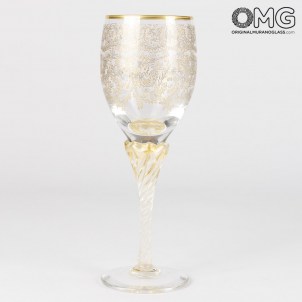 Drinking Glass Wine - 6 Pieces Set Barocco