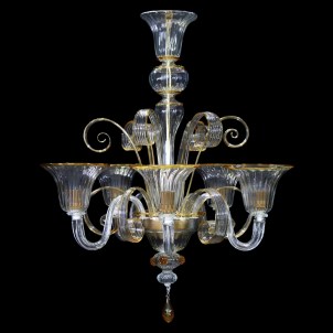 Venetian Chandelier Foscari - Pastorale - Murano Glass
