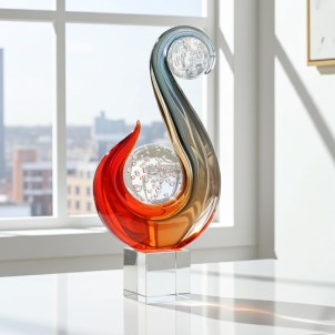 Opera - Scultura in vetro - Vetro di Murano Originale