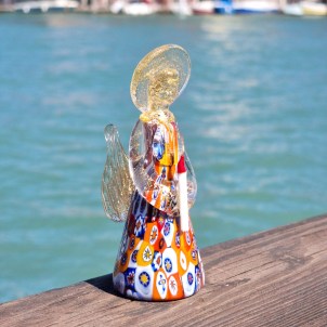 Murrina Millefiori Angel - Multicolor -  Original Murano Glass OMG