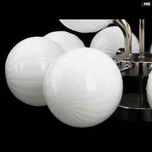 Celing lamp - Atmosphera - White tonality - Original Murano Glass OMG