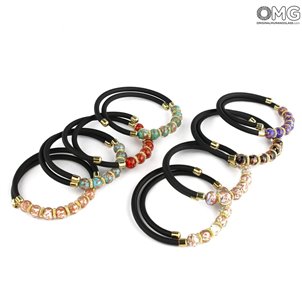 Pulsera Serena - con aventurina - Vidrio de Murano original OMG