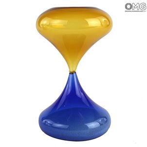 Reloj de arena - Amarillo - Vidrio de Murano original Omg