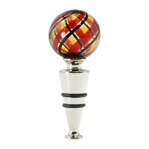 bottle_stopper_filigree_red_black_orange_original_murano_glass_omg