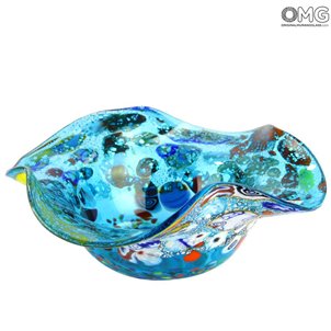 Bowl Campana - Azzurro - Vetro di Murano Originale OMG