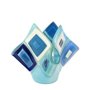 Centrotavola - Mondrian - B - Vetro di Murano Originale OMG