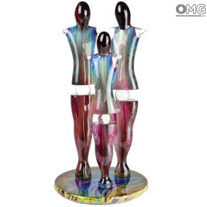 Family - Glass and Chalcedony - Original Murano Glass OMG
