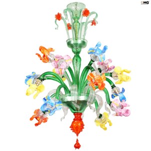 Venetian Chandelier 16 lights Allegro - Original Murano Glass OMG