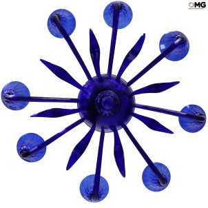 Venetian Chandelier -Tremiti - Blue - Murano Glass 