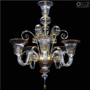 Venetian Chandelier Foscari - Pastorale - Murano Glass