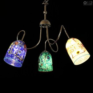 Spicy - Lampadario in vetro di Murano OMG - 3 luci