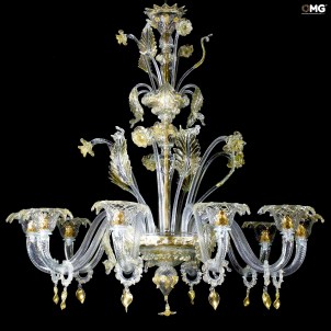 Lampadario Veneziano - Classico Fiorito Grande - Vetro di Murano