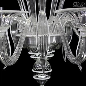 Venetian Chandelier Mazzini Navagero - Lance - Murano Glass - 12+6 lights