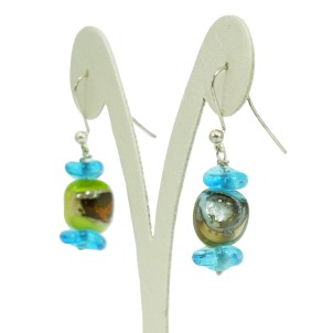 Orecchini Nuova Zelanda - Vetro di Murano Originale 