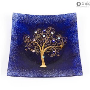 Empty pocket - Klimt Tree of Life - Original Murano Glass OMG