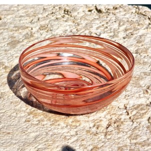 Bowl - Red Floyd - Vetro di Murano Originale OMG