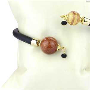 Falling Stars - Bracelet - Original Murano Glass