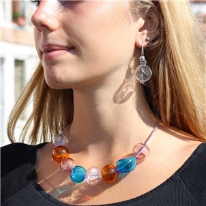 Giunone - collana veneziana - vetro di Murano OMG