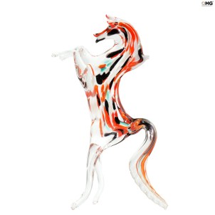 Prancing Horse - Handmade - Original Murano Glass OMG