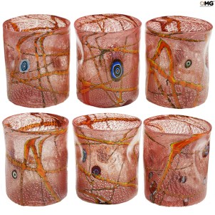 glasses_kandinsky_murrine_red_color_original_murano_glass_omg