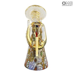 Murrina Millefiori Angel - All Gold - Original Murano Glass OMG