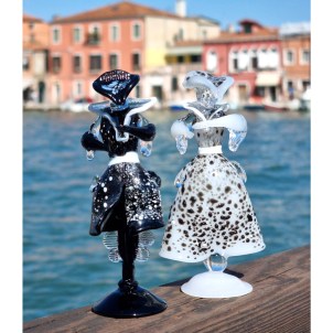 Goldonian Figurines - Black - Venetian Figurines