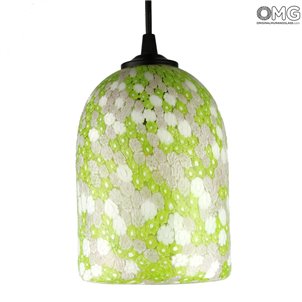 Sospensione Millefiori - Verde - Original Murano Glass