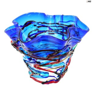 Centrotavola Arlecchino - Blu - Original Murano Glass