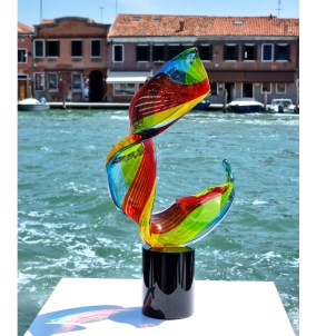 Nastro Multicolor - Hope - Scultura in Vetro di Murano OMG™