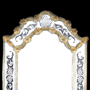 Ibis - Wall Venetian Mirror - Murano Glass