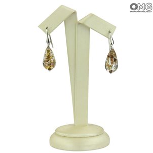 Solemnis Silver - Earrings Venetian Beads - Original Murano Glass OMG