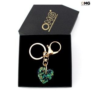 Keychain - gold leaf - Original Murano Glass OMG