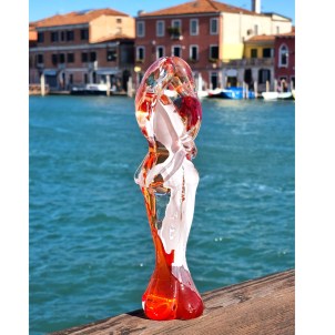 Escultura «Sbruffi Lovers» - OneLove - Vidrio de Murano original
