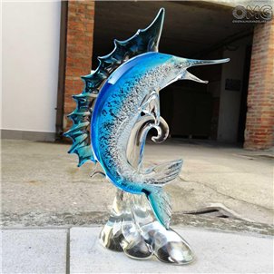 Pesce Spada - Scultura - Vetro di Murano Original OMG