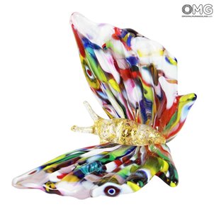 Figurita de mariposa - Cristal de Murano hecho a mano
