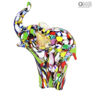 Figurita de elefante - Cristal de Murano hecho a mano