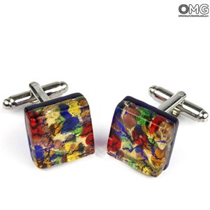 Gemelos - Carnival Fantasy - Vidrio de Murano original OMG