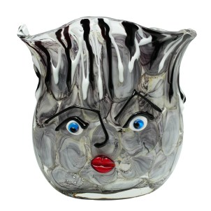 Vaso Musana - Ellen - Tributo a Picasso - Vetro di Murano Originale OMG
