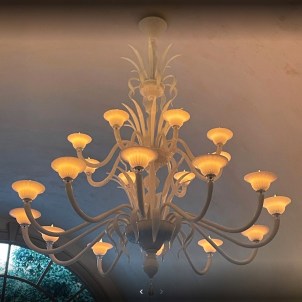 Venetian Chandelier Orseolo - white - Original Murano Glass