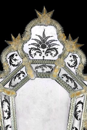 Paride - Wall Venetian Mirror - Murano Glass 