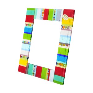 Marco de fotos Nuance - Millefiori y juncos - Vidrio de Murano original OMG