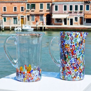 Millefiori Pitcher - Original Murano Glass OMG