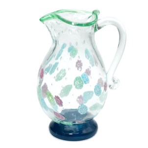 Pisa Pitcher - Murano Glass - Millefiori decoration