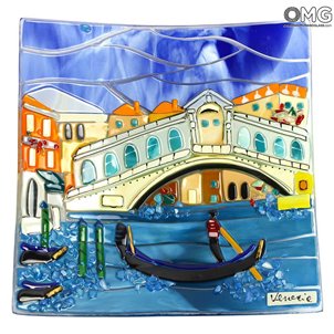 Plato Rialto - Homenaje a Venecia - Cuadrado