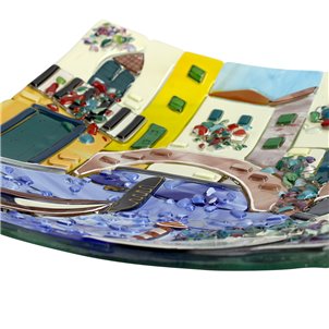 Placa decorativa «The View» - Homenaje a Venecia - Cuadrada