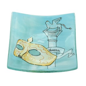 Máscara de Venecia + León de San Marcos - Homenaje a Venecia - Bolsillo vacío 